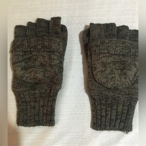 Mitten/ fingerless glove combo